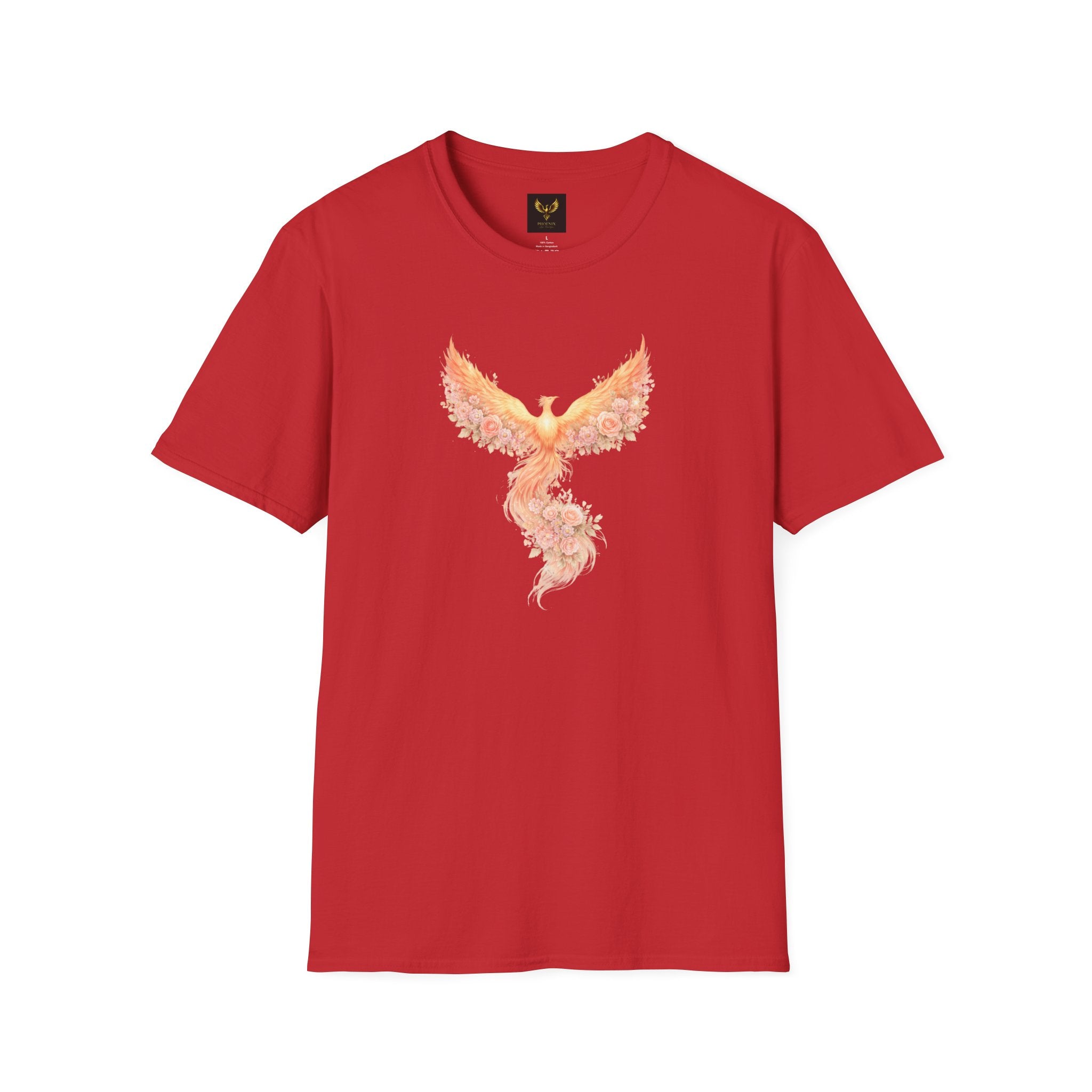 Phoenix Flame Watercolor Graphic T-Shirt