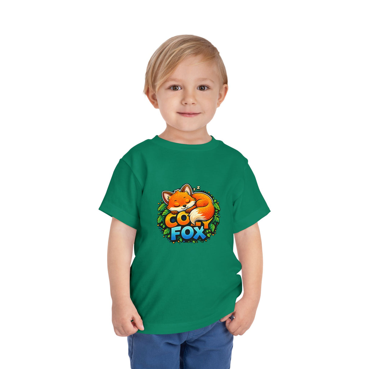 Cozy Fox Toddler Tee — Cute Fox Graphic Shirt for Kids