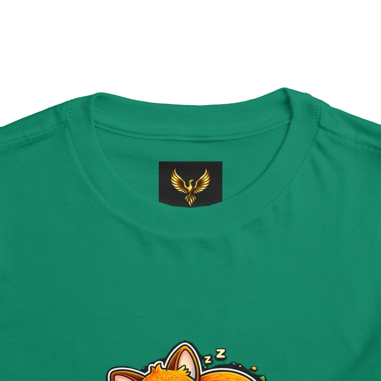 Cozy Fox Toddler Tee — Cute Fox Graphic Shirt for Kids