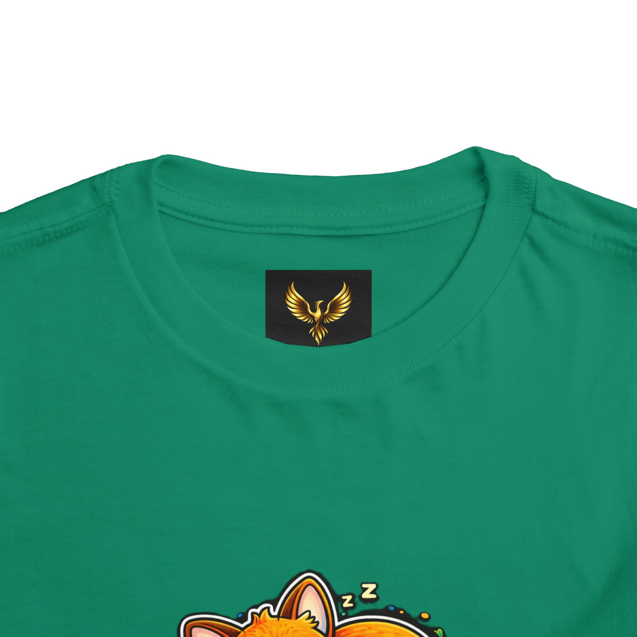 Cozy Fox Toddler Tee Cute Fox Graphic Shirt for Kids