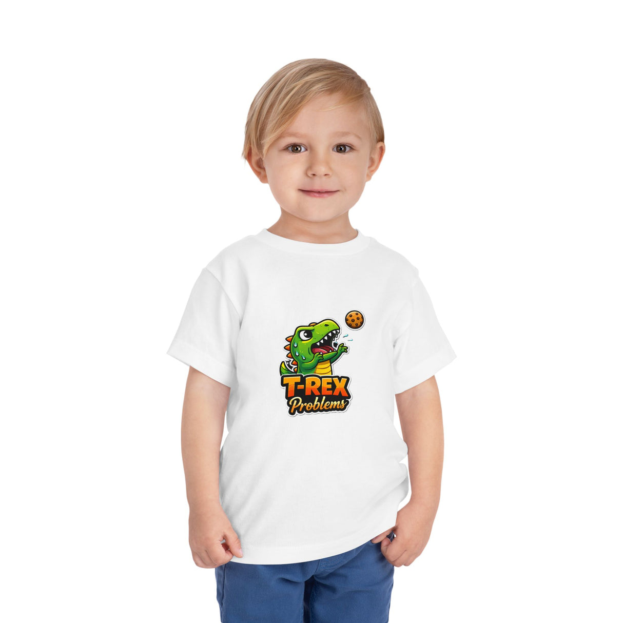 Cute 'T-Rex Problems' Dino Shirt for Kids — Toddler Tee Cozy