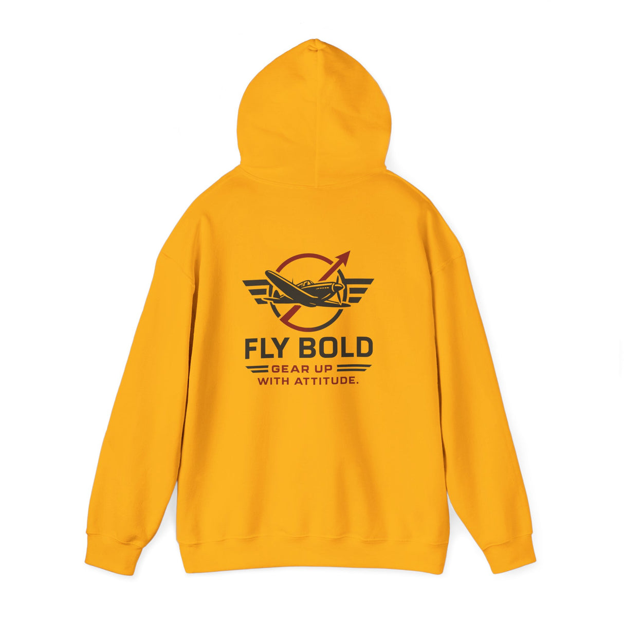 Fly Bold Hoodie featured in outdoor setting for airport spotting enthusiasts.