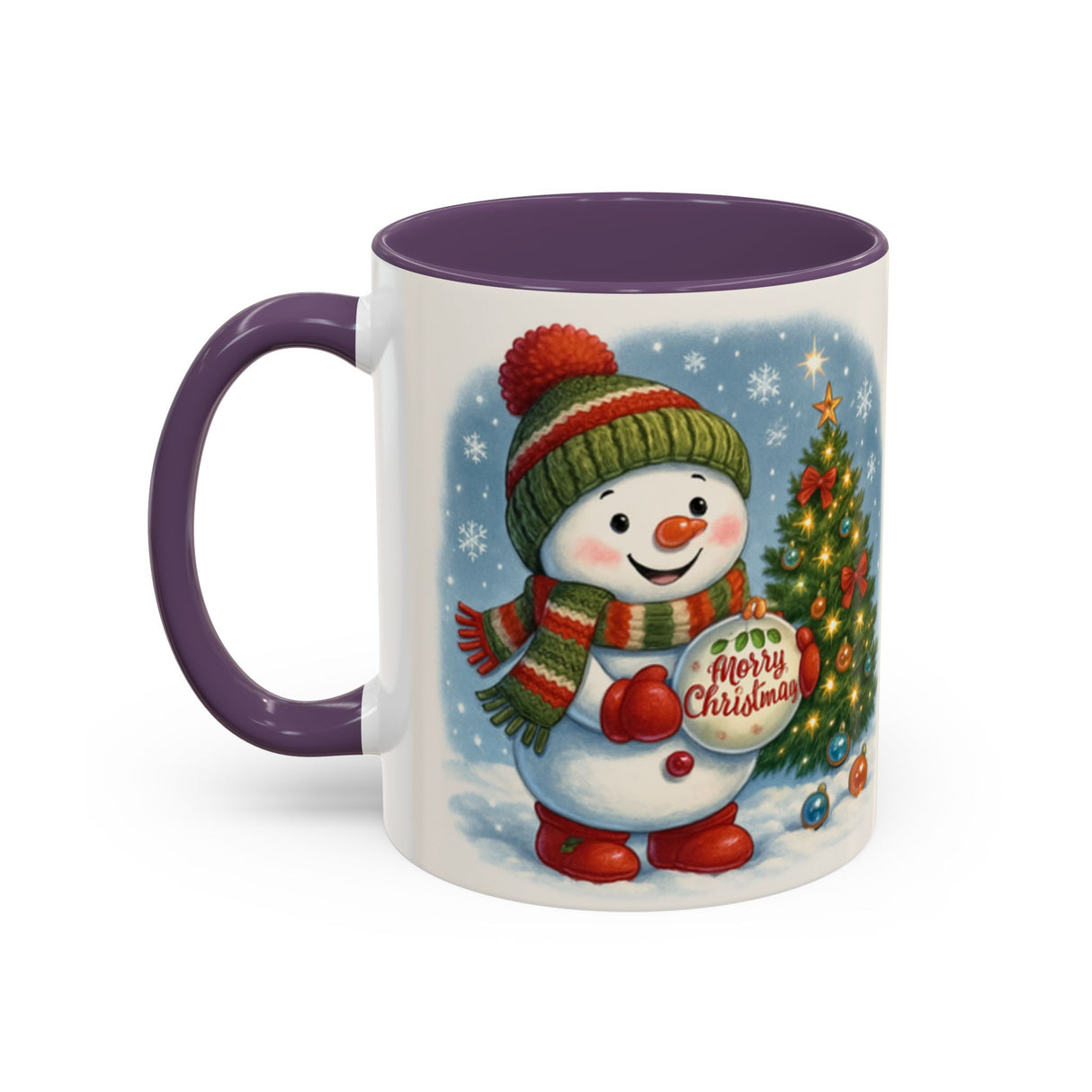 A cheerful Christmas Snowman Coffee Mug adding a festive touch to your morning coffee routine.
