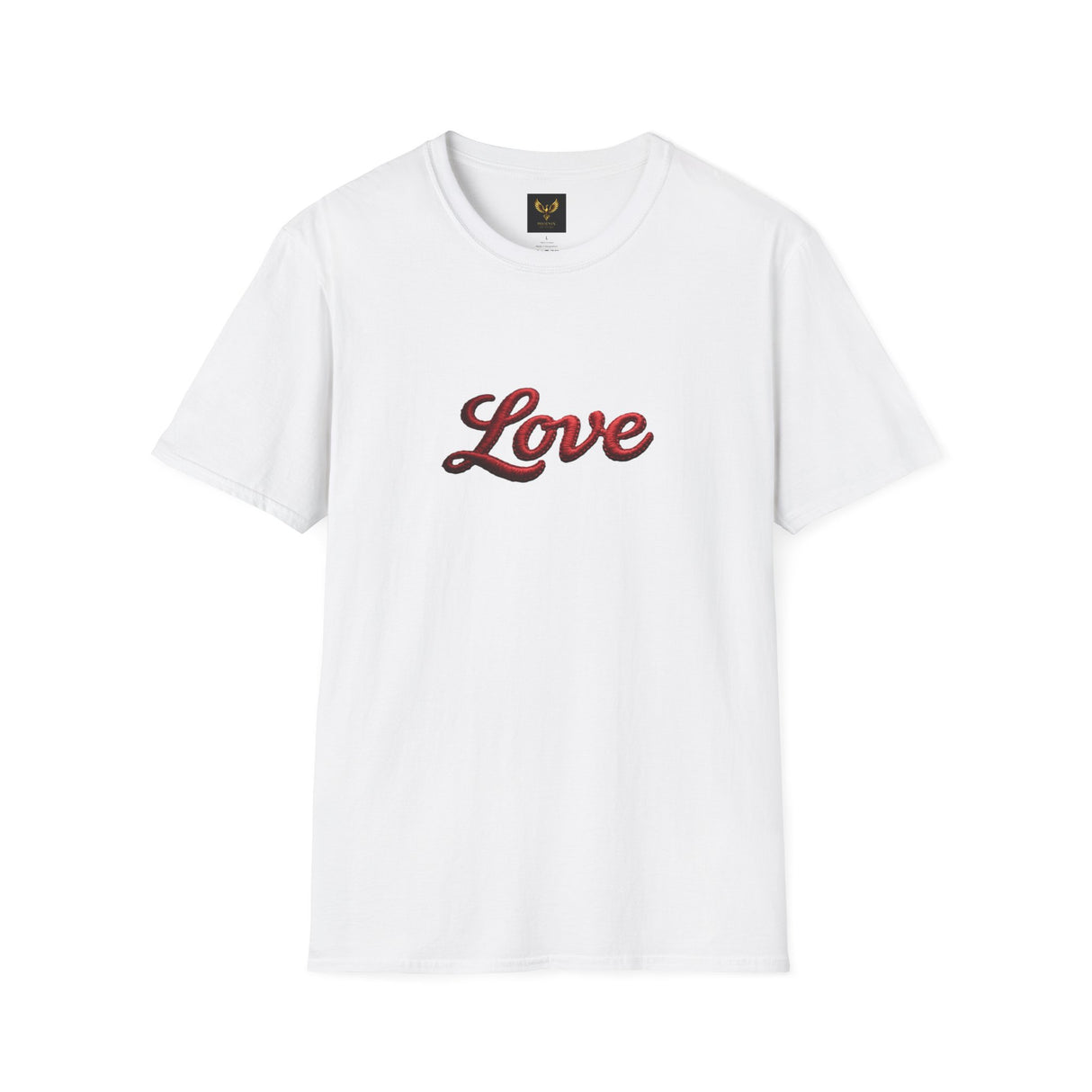 Love Script T-Shirt — Retro Red Cursive Tee