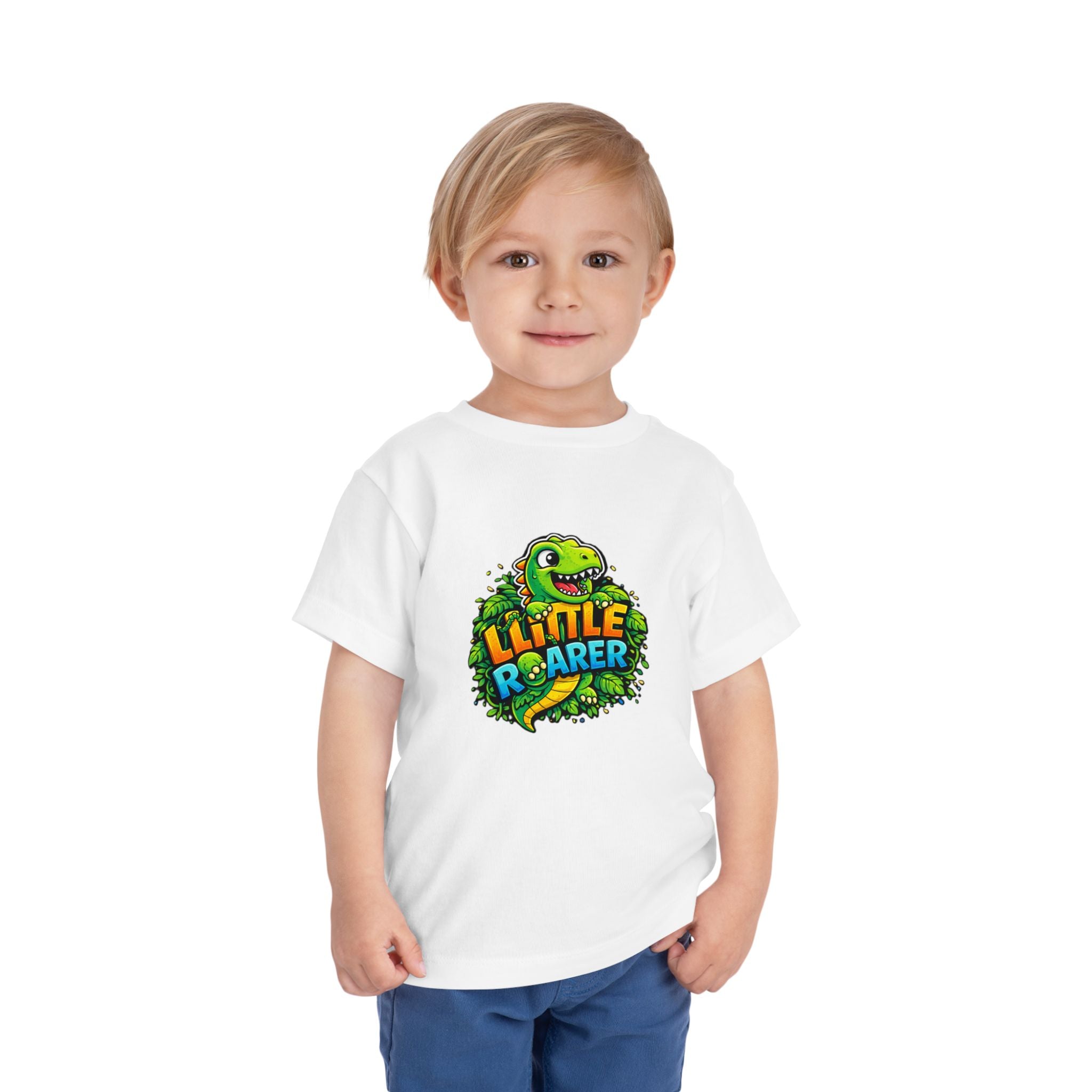 Little Adventurers Little Roarer Green Dino Toddler Tee