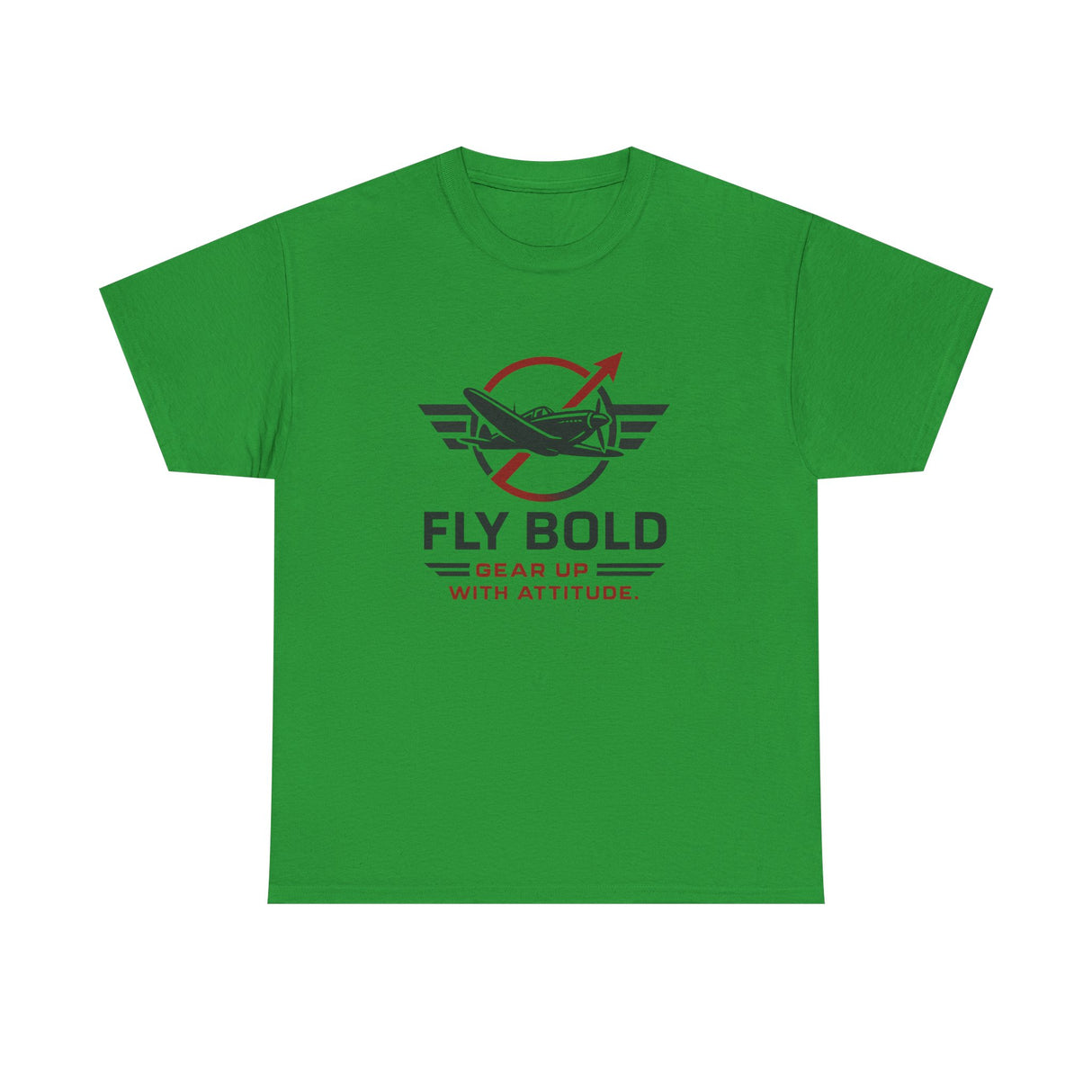 Back view of Fly Bold Graphic Tee showcasing clean lines and comfortable fit.