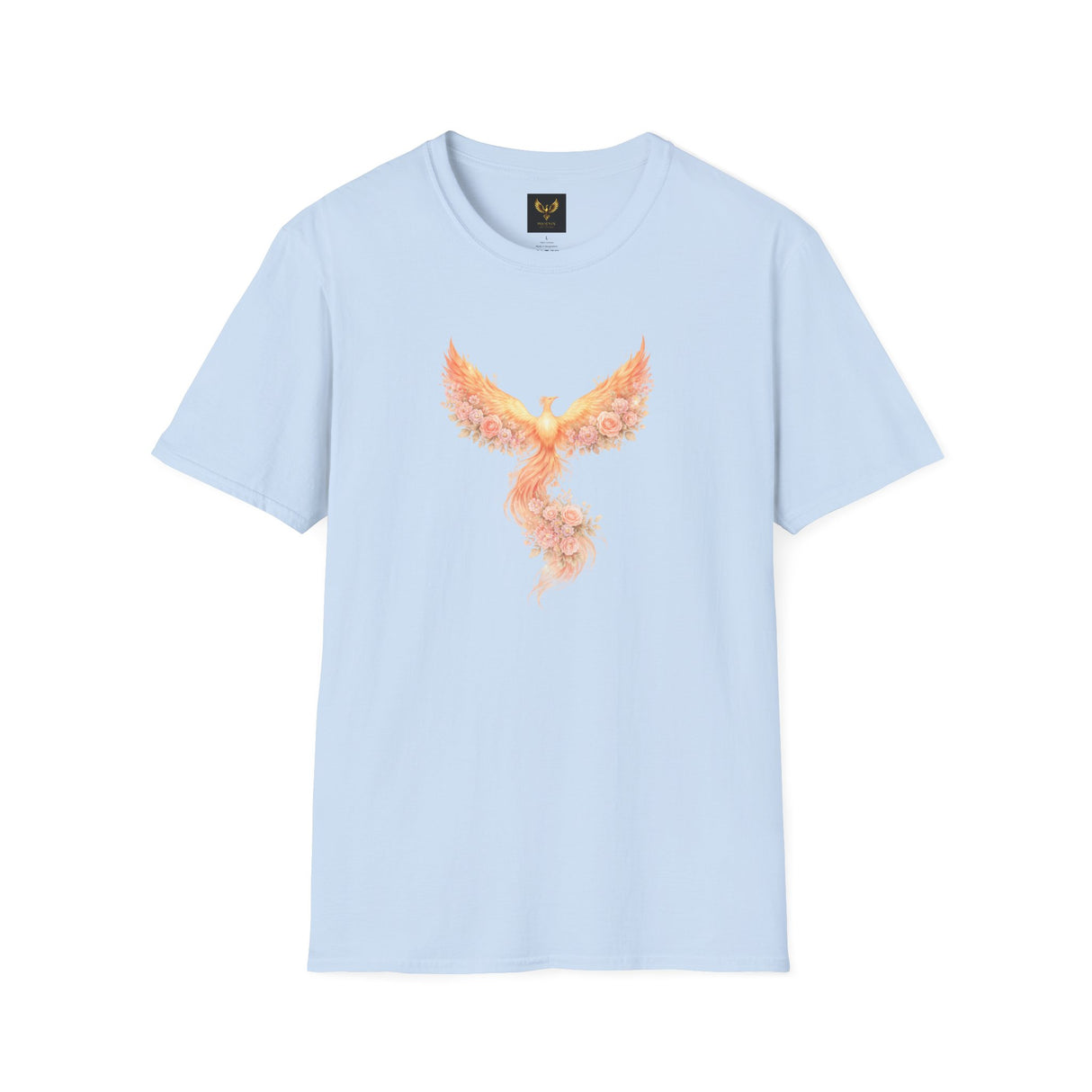 Phoenix Flame T-Shirt — Watercolor Rising Bird Tee
