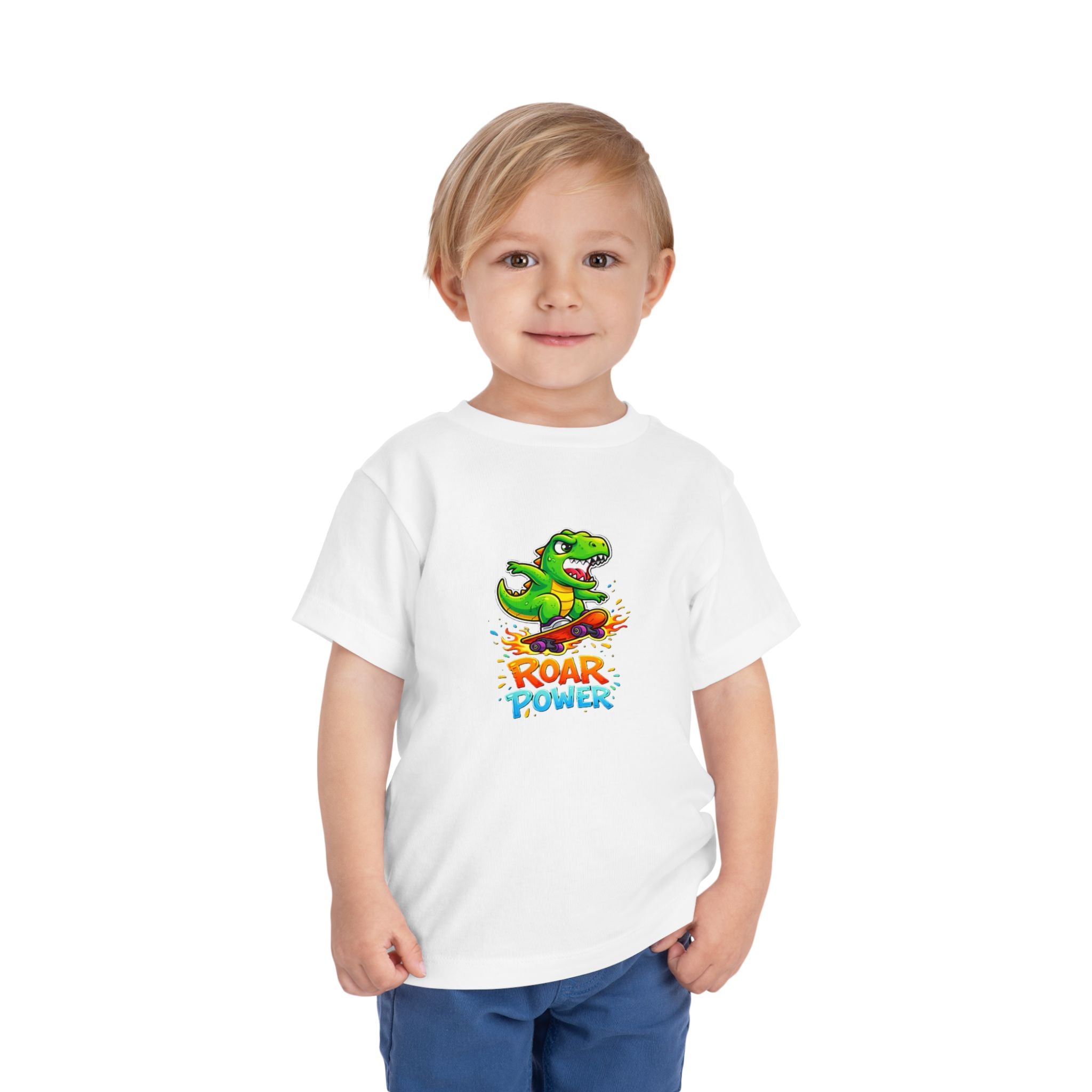 Skateboard Riding Dinosaur Roar Power Skateboarding Dinosaur