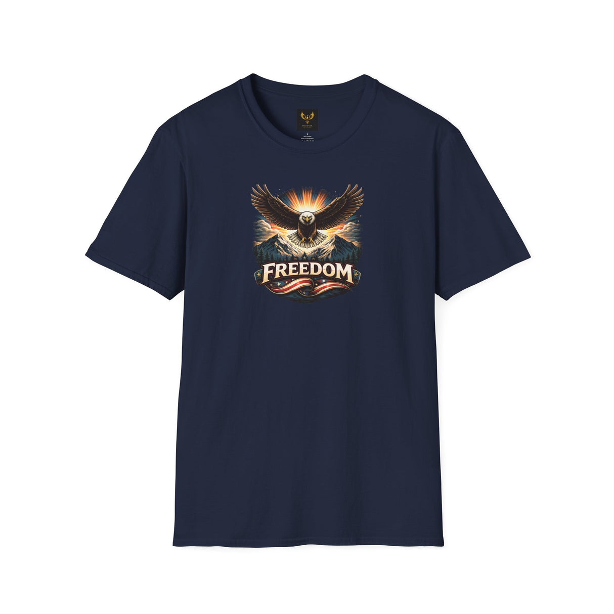 Freedom Eagle T-Shirt — Patriotic Bald Eagle Graphic Tee
