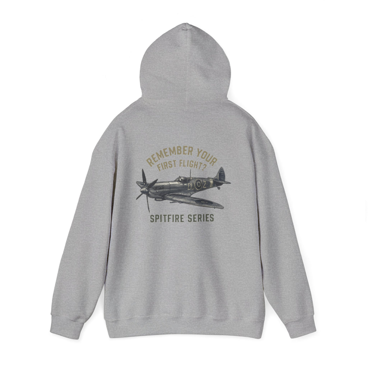 Glimpse of the Spitfire Series Hoodie speaking to aviation nostalgia and warmth, great for collectors of aviation stories.