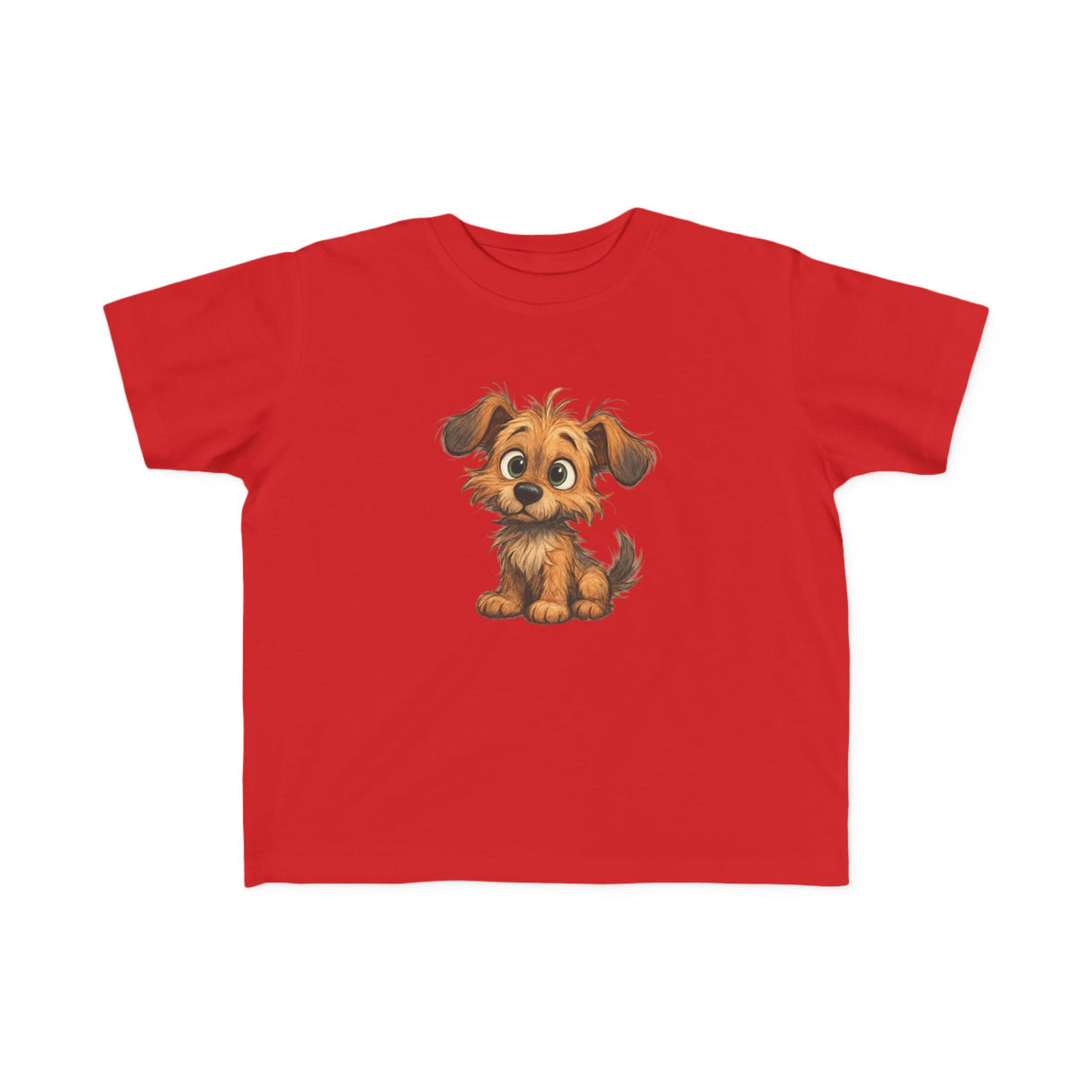 Cute Puppy Toddler T-Shirt styled for a joyful toddler, perfect for any occasion.