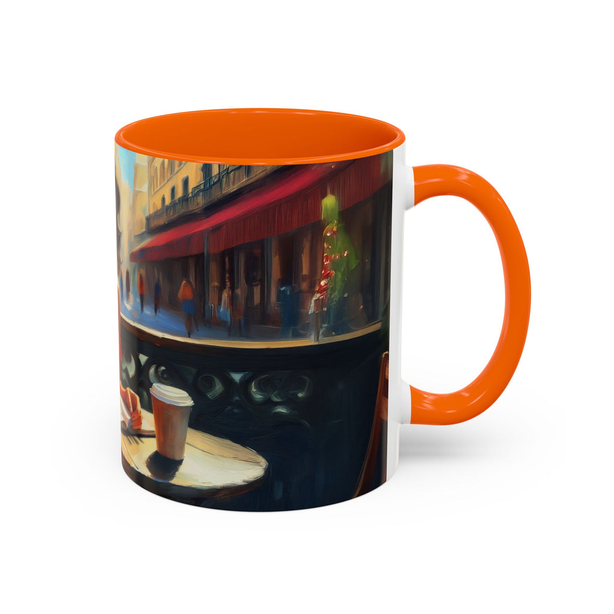 Bring color to your tea experience with the Parisian Dream Coffee Mug - 11oz.