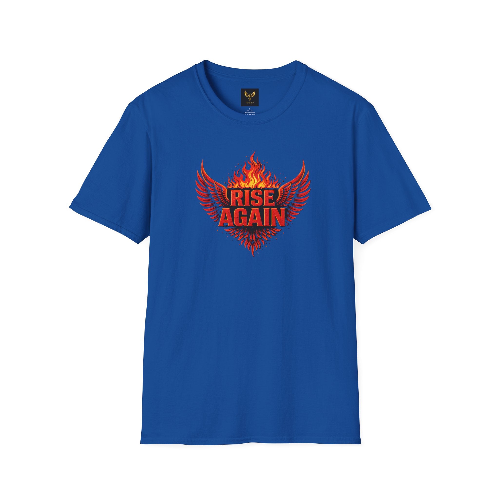 Blue t-shirt with &