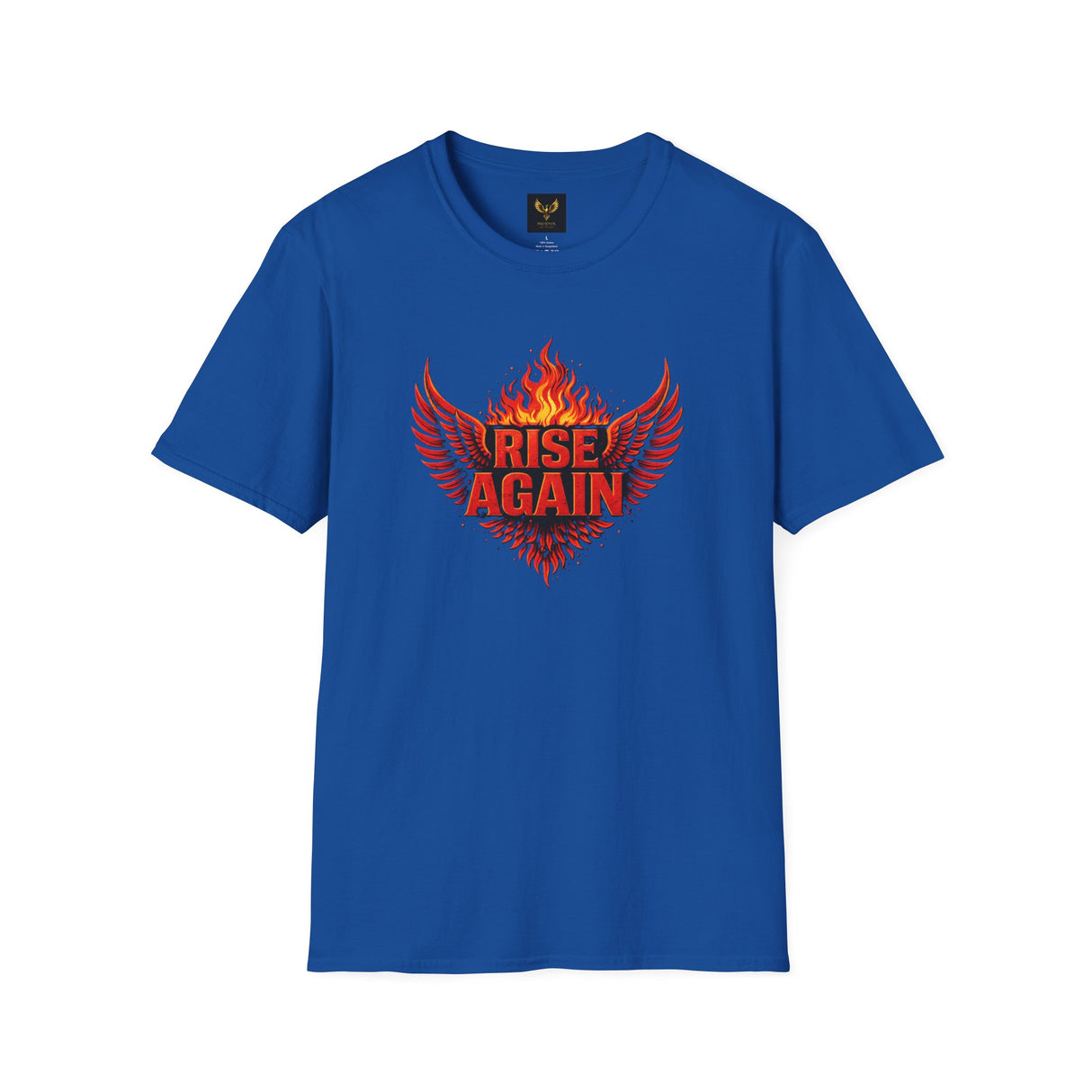 Rise Again Phoenix T-Shirt — Flaming Wings Graphic Tee