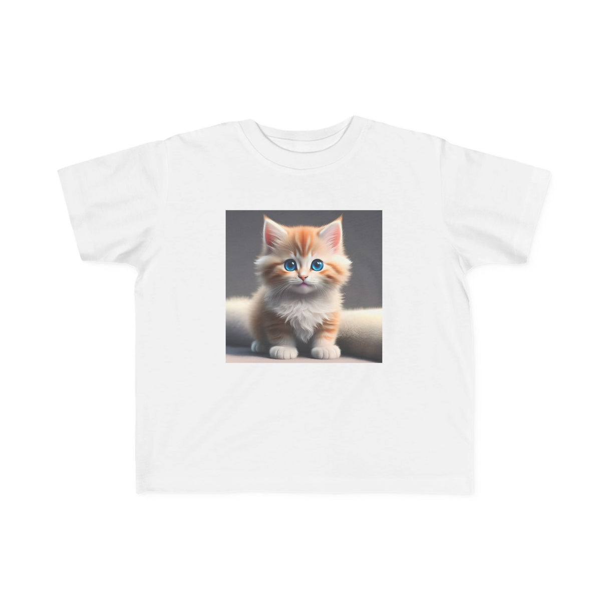 Adorable Kitten Toddler Tee with vibrant colors, a must-have for any trendy kid's wardrobe.