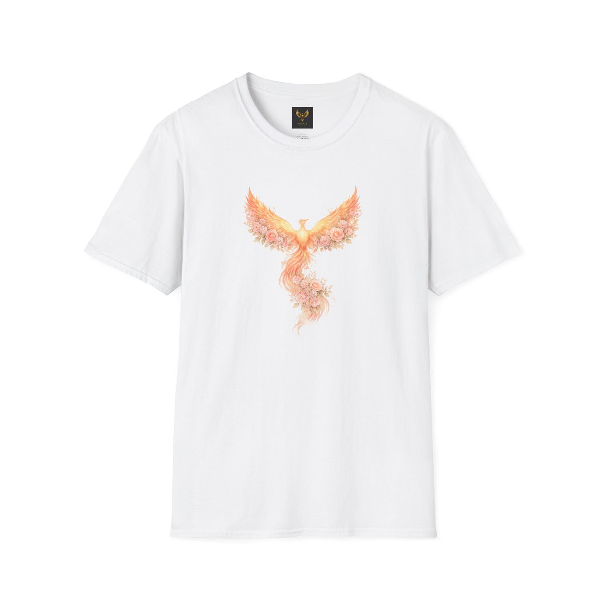 Phoenix Flame Watercolor Graphic T-Shirt