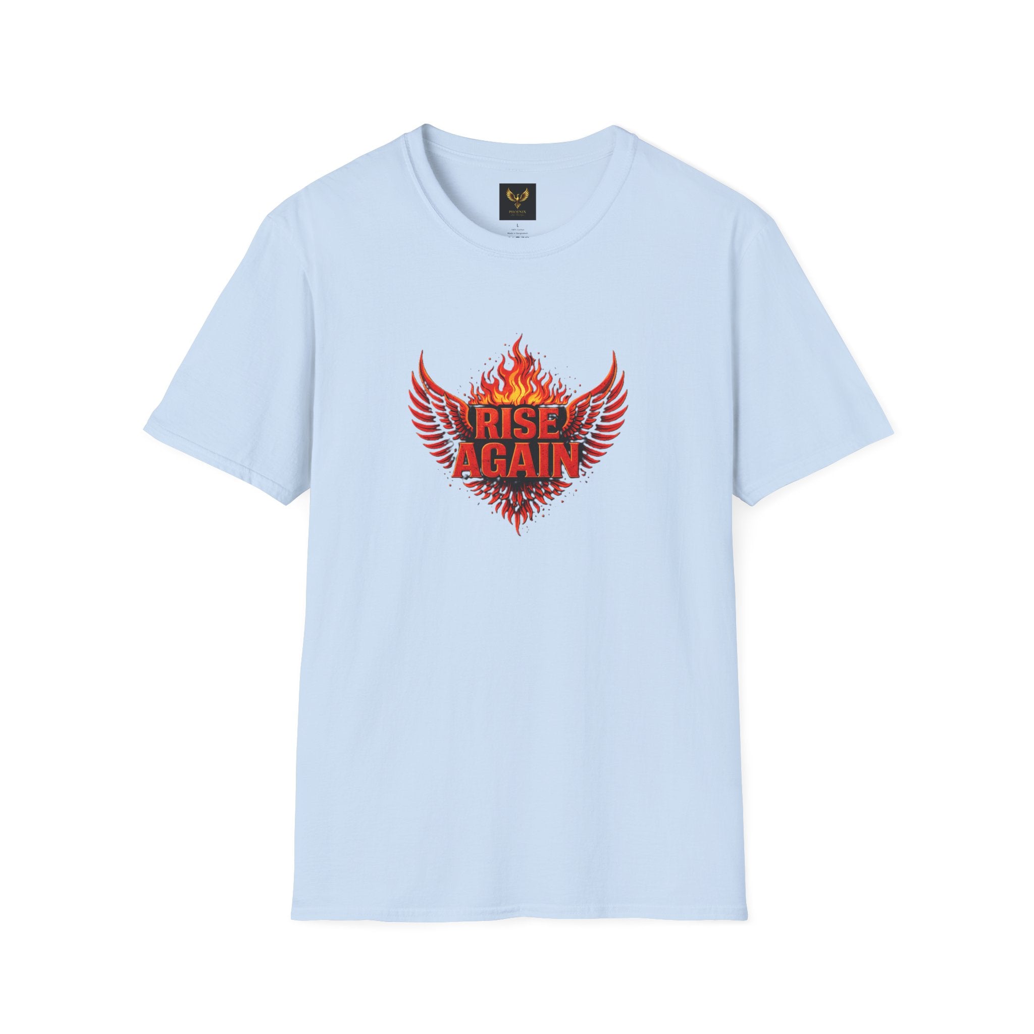 Rise Again Phoenix Wings Graphic T-Shirt