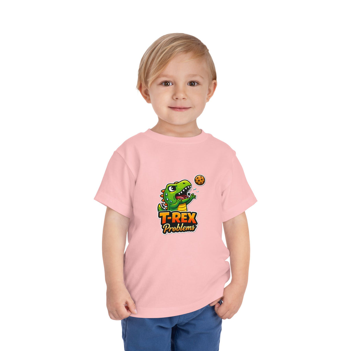 Cute 'T-Rex Problems' Dino Shirt for Kids — Toddler Tee Cozy