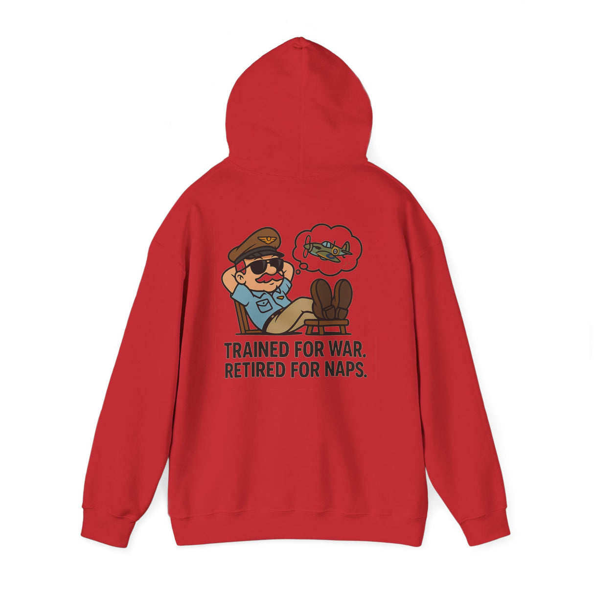 Classic fit of the Retired for Naps Hoodie, easy to pair with jeans or sweatpants for a laid-back look.