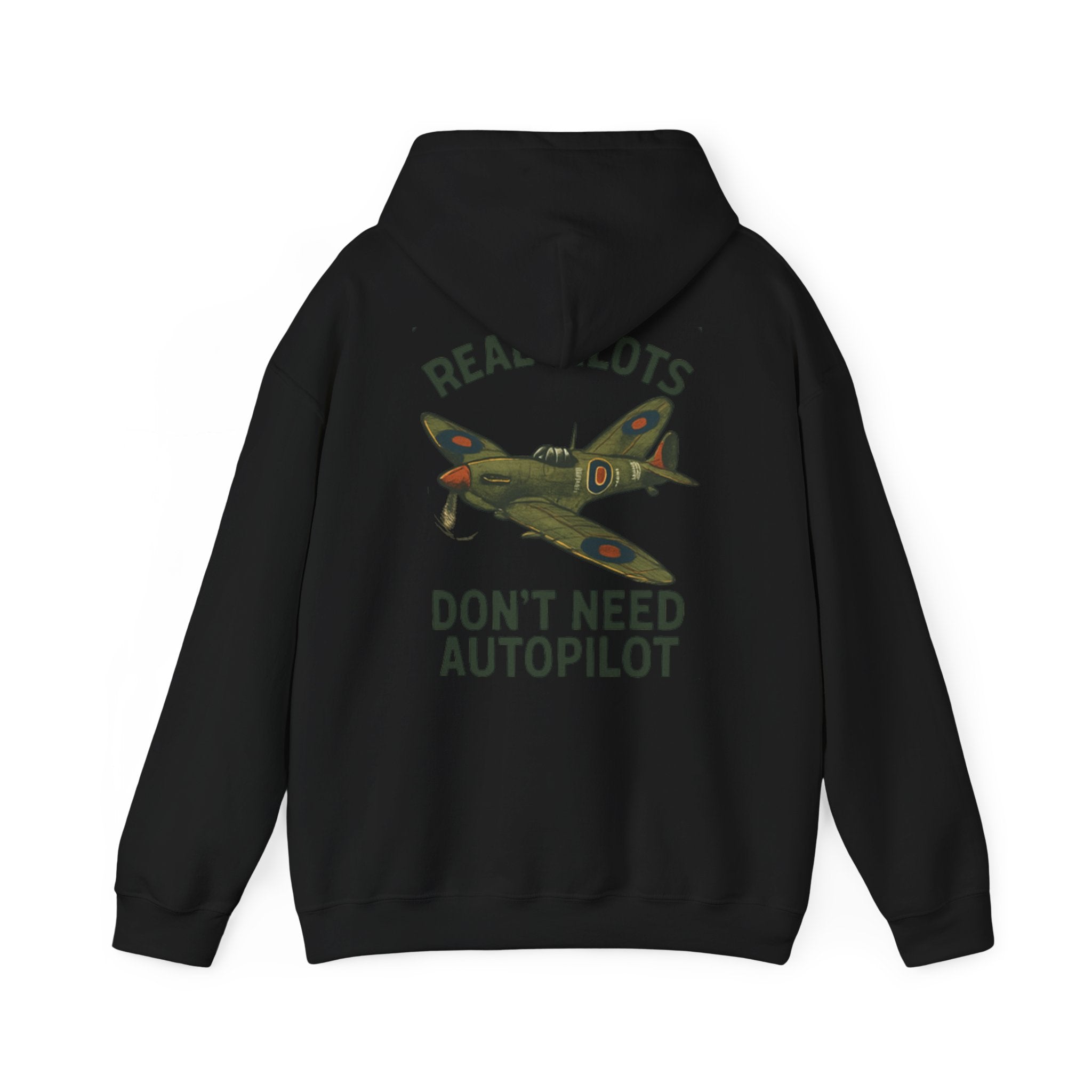 Model wearing the Pilot Hoodie – &