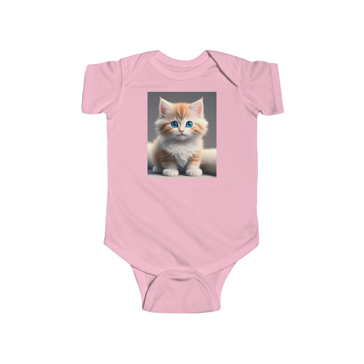 Cute Cat Infant Bodysuit - Adorable Jersey Onesie for Baby, ideal for birthdays and family gatherings with its fun cat print.