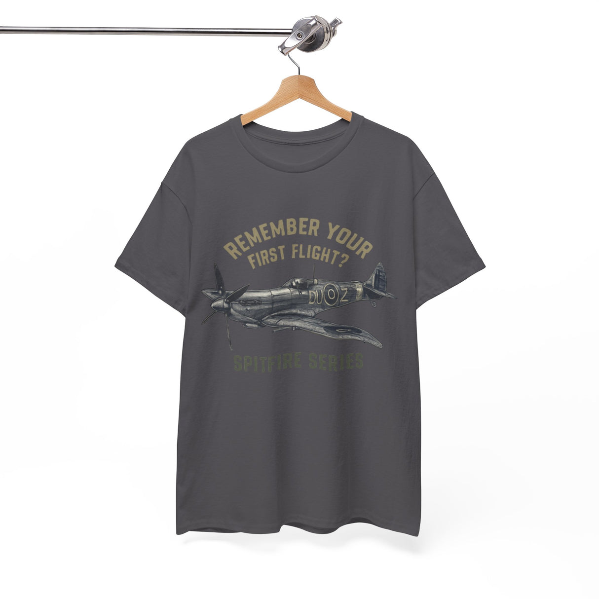 Comfortable cotton fabric of the Spitfire Series T-Shirt, highlighting breathability.