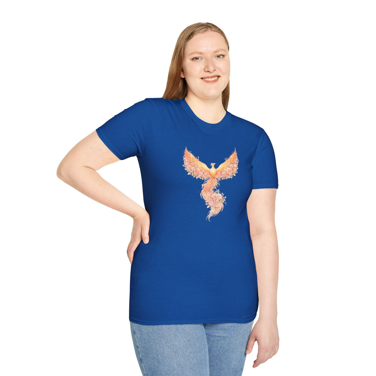 Phoenix Flame Watercolor Graphic T-Shirt