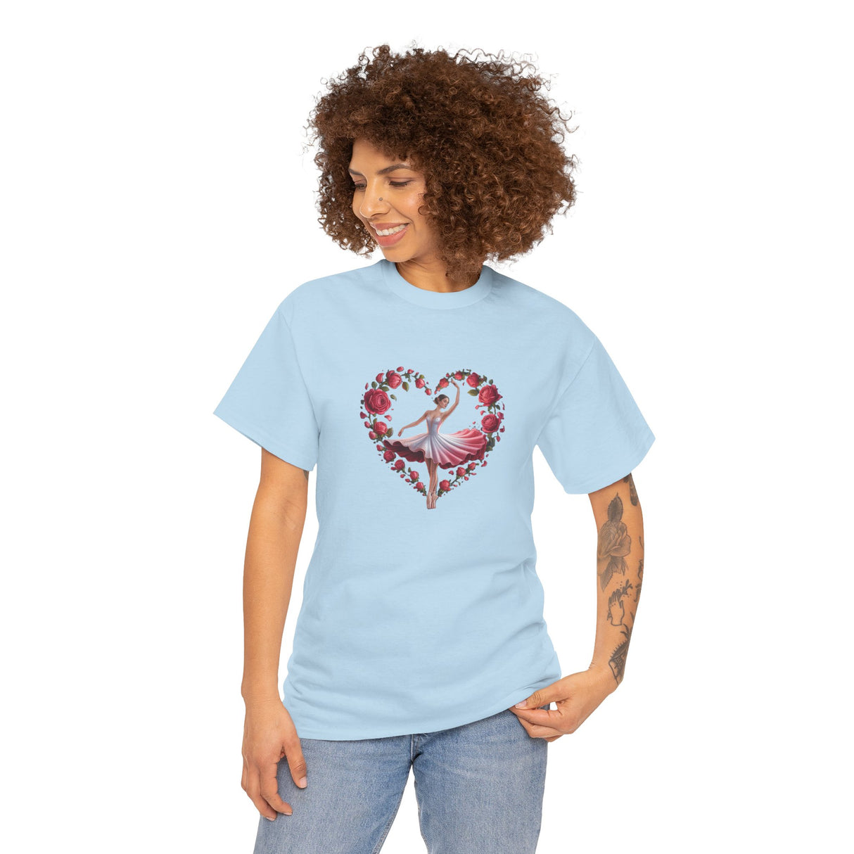 Ballerina T-Shirt with a romantic touch, ideal for Valentine’s Day celebrations.