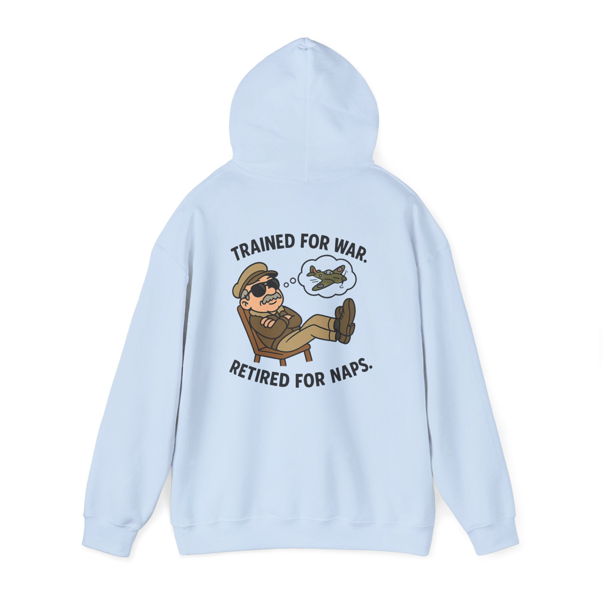 A cozy setup with the Retired Pilot Hooded Sweatshirt — &