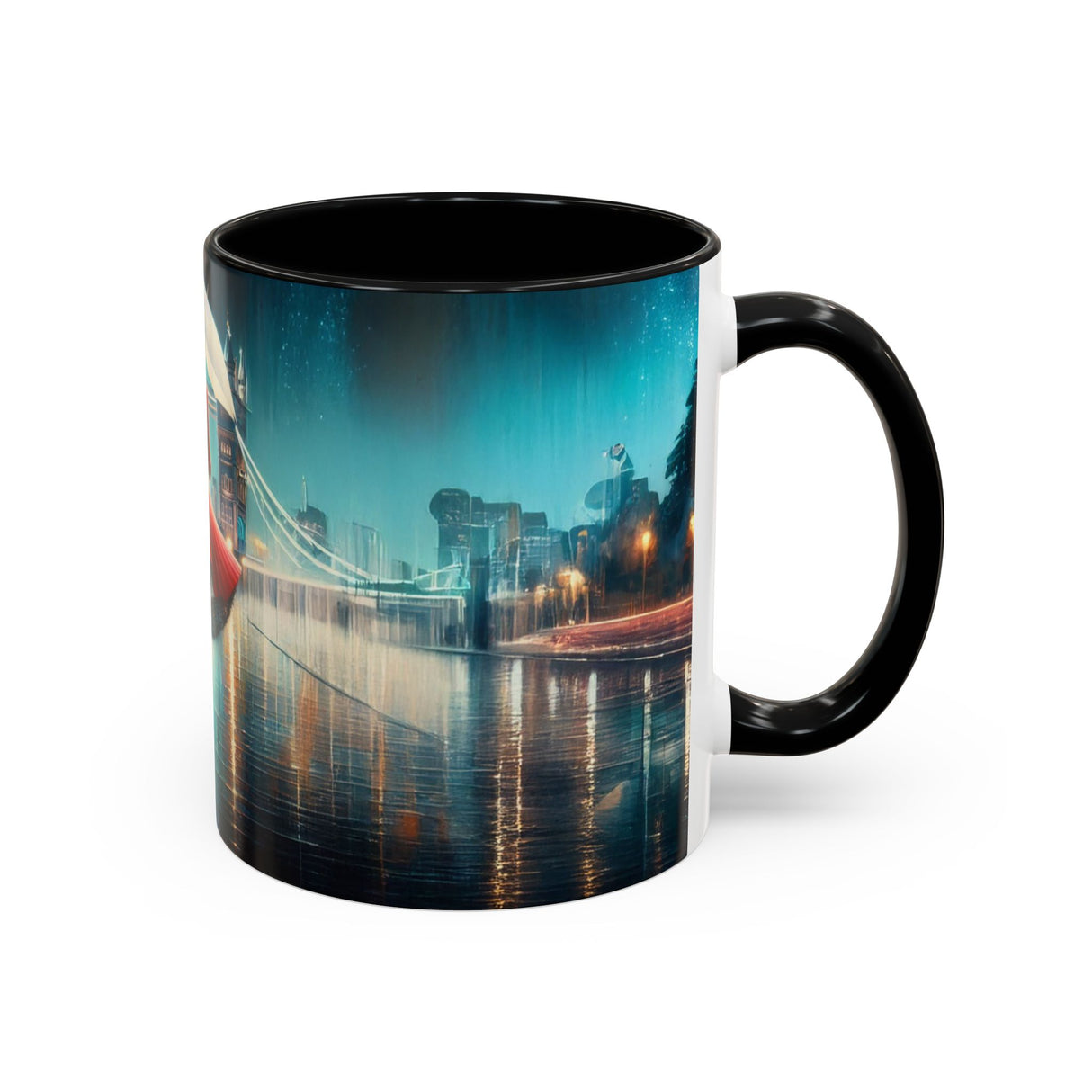 Elegant presentation of the Glamorous Cityscape Coffee Mug, perfect for gifting on special occasions.