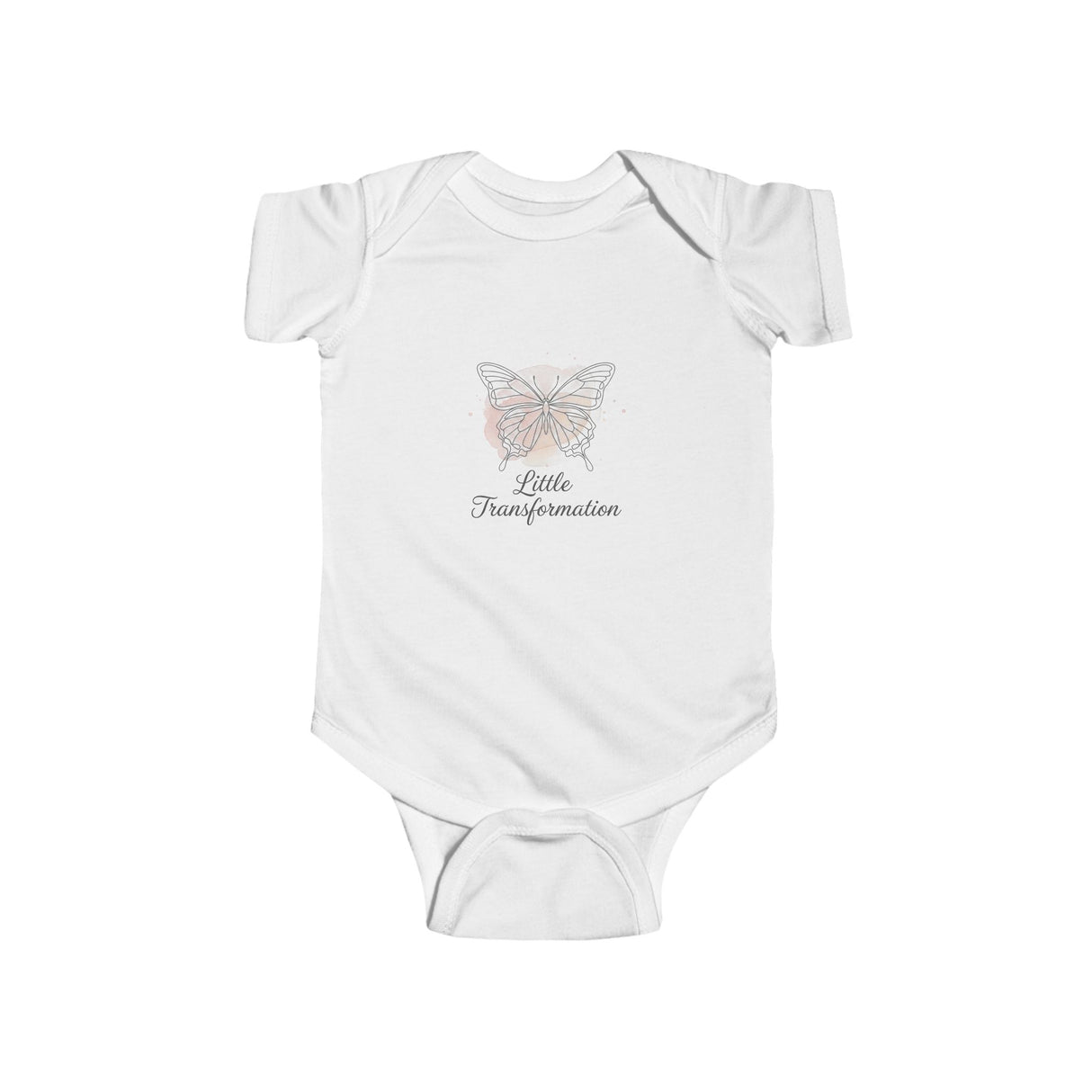 'Little Transformation' Butterfly Baby Onesie — Infant Bodysuit