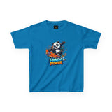 'Panda Power' Cartoon Skateboarding Panda Graphic  — Kids Tee