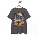 Youthful person enjoying a casual day out while wearing the Cosmic Gateway T-Shirt.