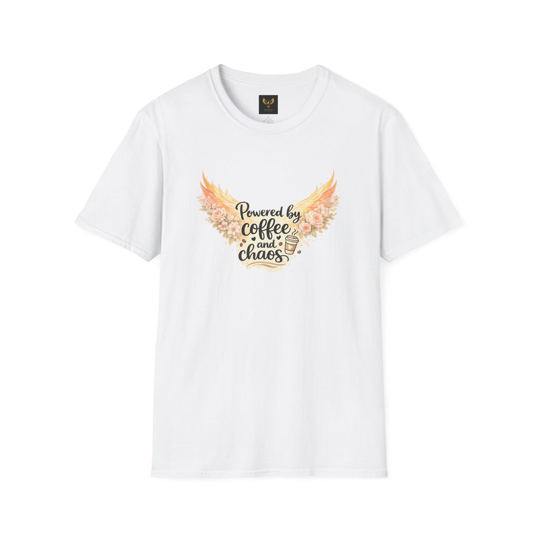 Powered by Coffee and Chaos Graphic Tee 