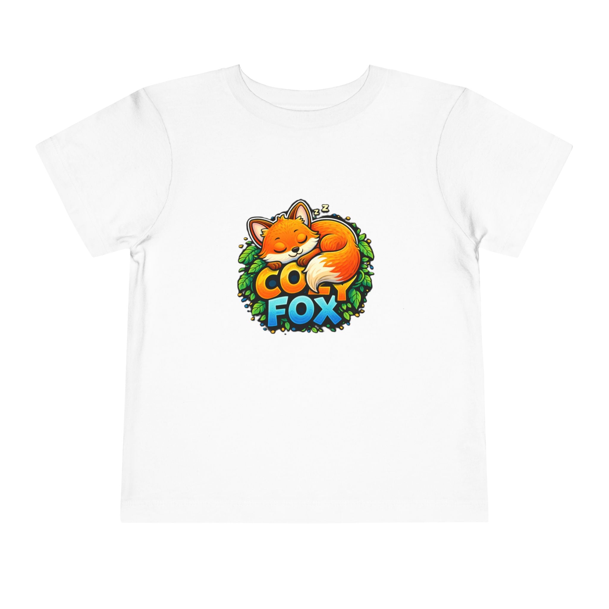 Cozy Fox Toddler Tee Cute Fox Graphic Shirt for Kids