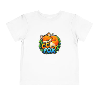 Cozy Fox Toddler Tee Cute Fox Graphic Shirt for Kids