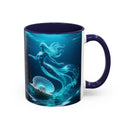 Mermaid Shell Accent Coffee Mug – Ocean Fantasy 11/15oz US