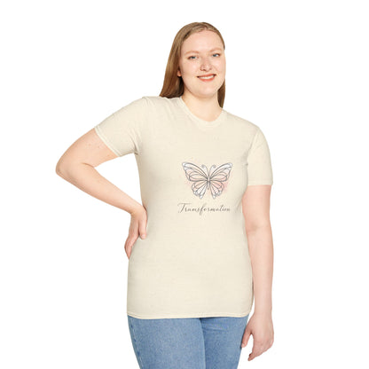 Transformation Pastel Butterfly Graphic Stylish T-Shirt