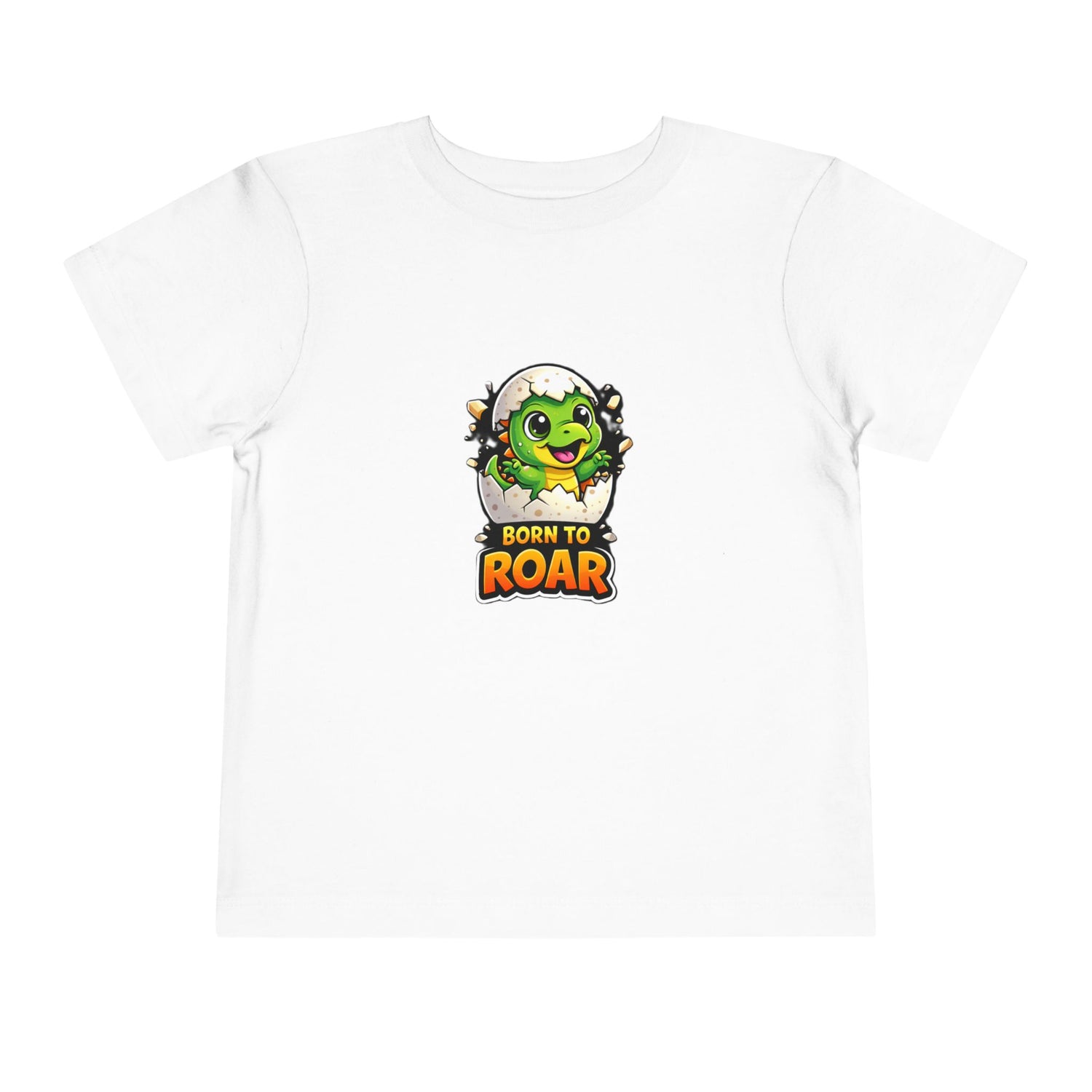  Born to Roar Cute Dino Graphic Kids Tee