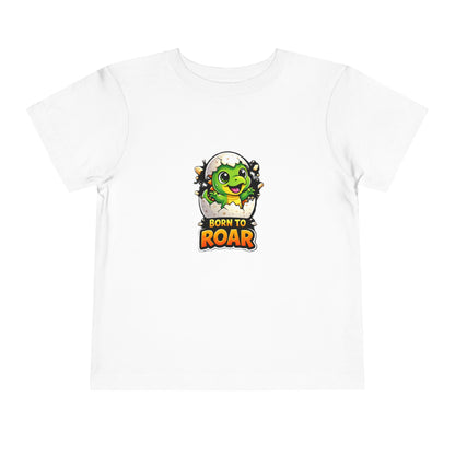  Born to Roar Cute Dino Graphic Kids Tee
