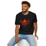Rise Again Phoenix T-Shirt — Flaming Wings Graphic Tee