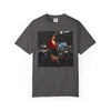 Lifestyle shot featuring Vintage Glamour T-Shirt at an outdoor gathering, capturing its casual and trendy vibe.