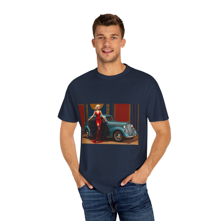 Stylish and comfortable Retro Glamour T-Shirt, perfect gift for him, enhancing any casual look.