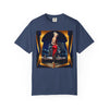 Stylish Glamour T-Shirt showcased on a rustic wooden background, highlighting color.