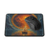 Sailing Into the Sun Gaming Mouse Pad features a vibrant print of a sailboat on a glowing sea with a warm golden sun overhead.