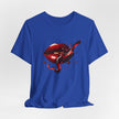 Red Lip Design Unisex Jersey Tee | Casual Wear, Trendy Shirt, Gift for Her, Summer Style, Statement Top