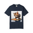 Kitten T-Shirt, Retro Fashion Tee, Stylish Casual Wear, Gift for Her, Trendy T-Shirt for Events