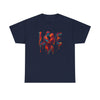 Love Unisex Heavy Cotton Tee with vibrant print, ideal for expressing love and individuality.