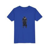 Youth Graphic Tee — Dark Fantasy Knight Silhouette T-Shirt