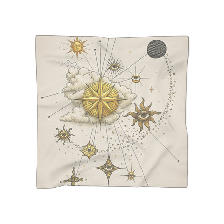 Poly Scarf — Lightweight Printed Scarf 25" x 25", 50" x 50"